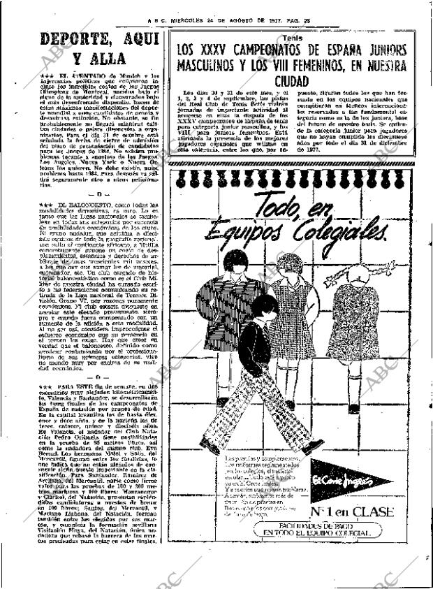ABC SEVILLA 24-08-1977 página 31
