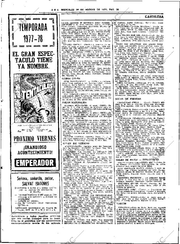 ABC SEVILLA 24-08-1977 página 34