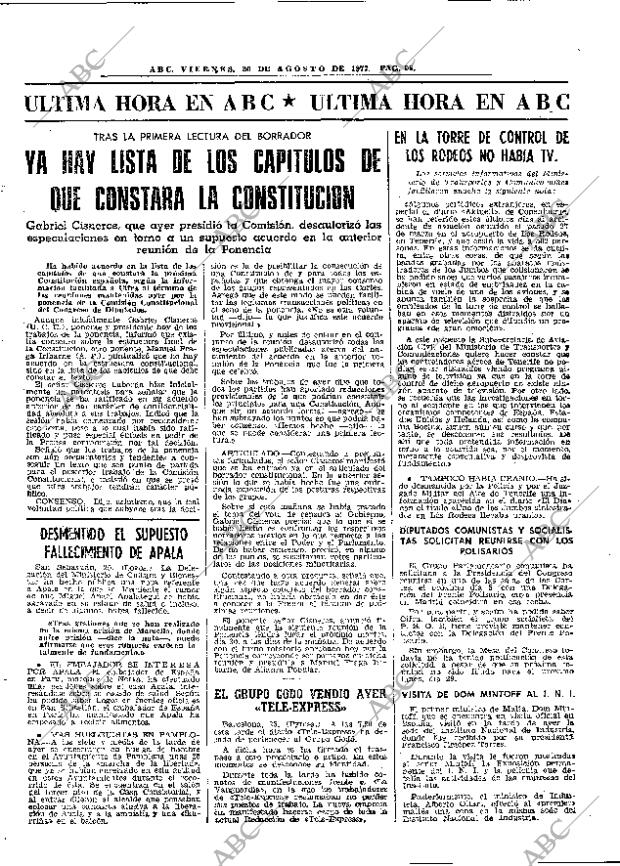 ABC MADRID 26-08-1977 página 64