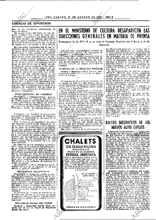 ABC MADRID 27-08-1977 página 14