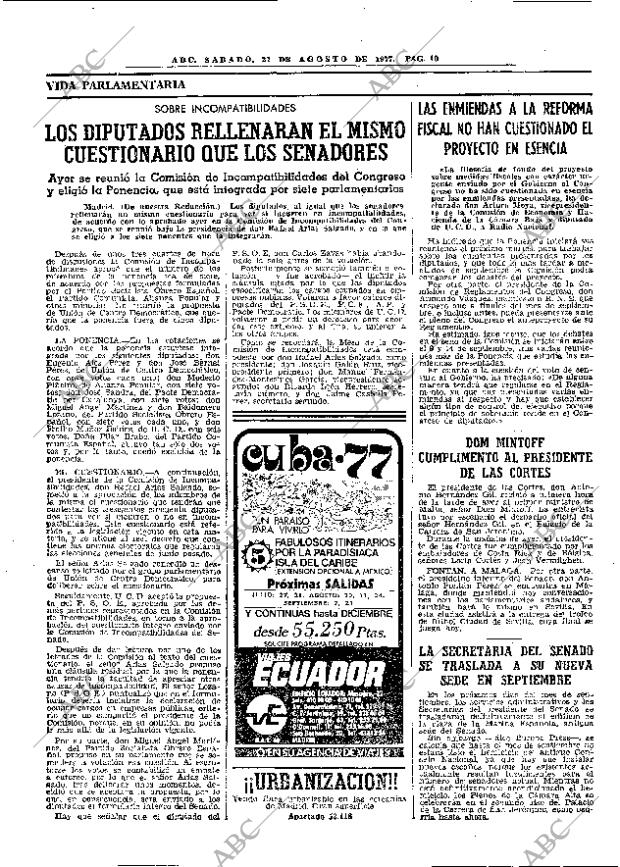 ABC MADRID 27-08-1977 página 18