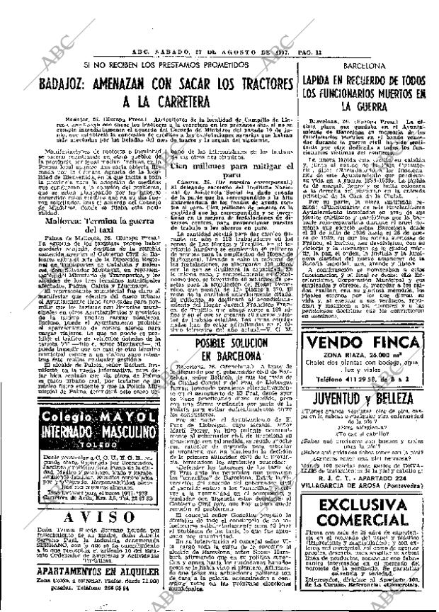 ABC MADRID 27-08-1977 página 21