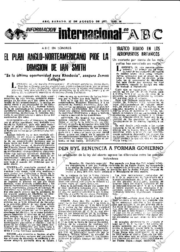 ABC MADRID 27-08-1977 página 22