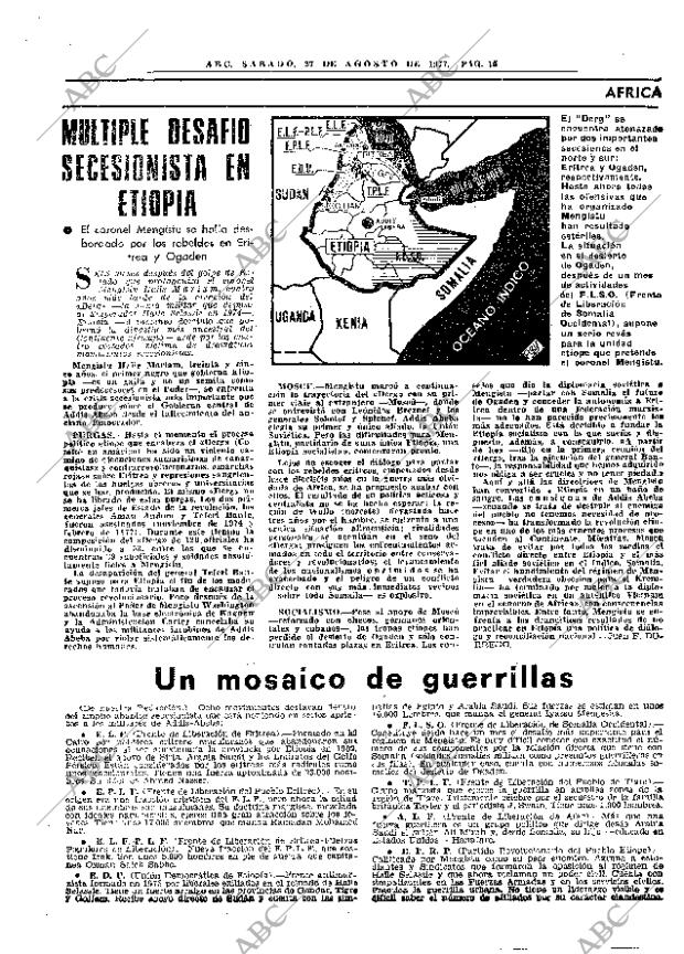 ABC MADRID 27-08-1977 página 23