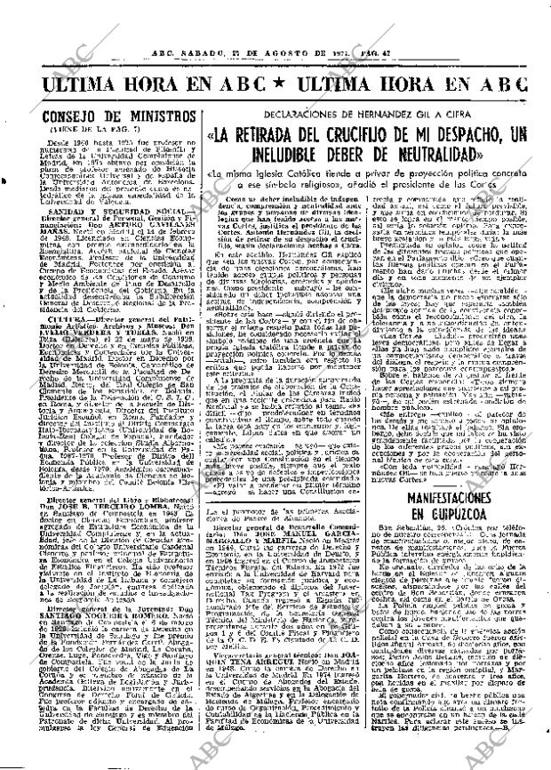 ABC MADRID 27-08-1977 página 55