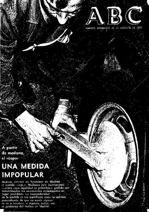 ABC MADRID 28-08-1977 página 1