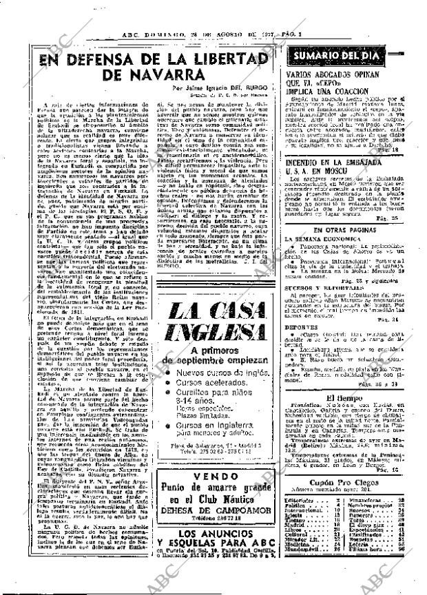 ABC MADRID 28-08-1977 página 11