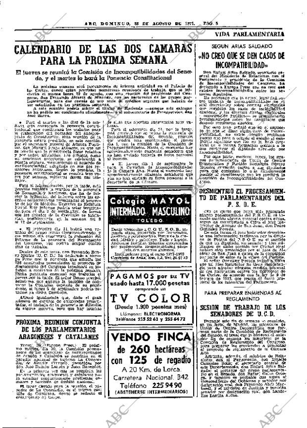 ABC MADRID 28-08-1977 página 13