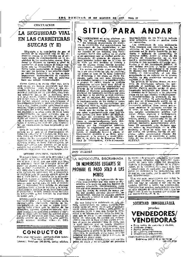 ABC MADRID 28-08-1977 página 35