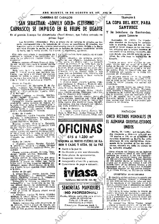 ABC MADRID 30-08-1977 página 46