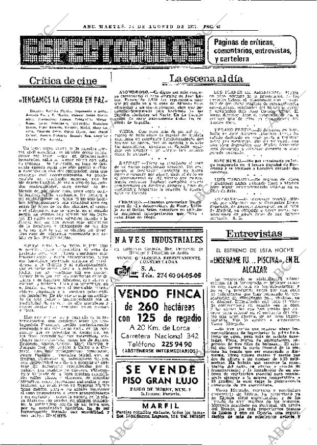 ABC MADRID 30-08-1977 página 48