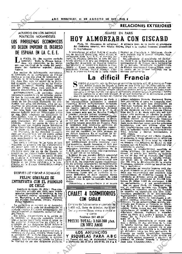ABC MADRID 31-08-1977 página 13
