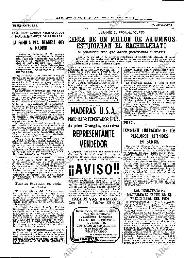 ABC MADRID 31-08-1977 página 16