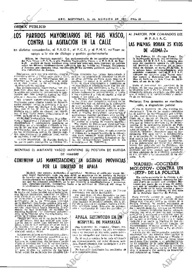 ABC MADRID 31-08-1977 página 18