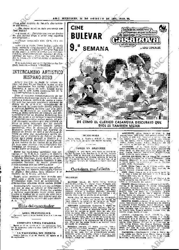 ABC MADRID 31-08-1977 página 43