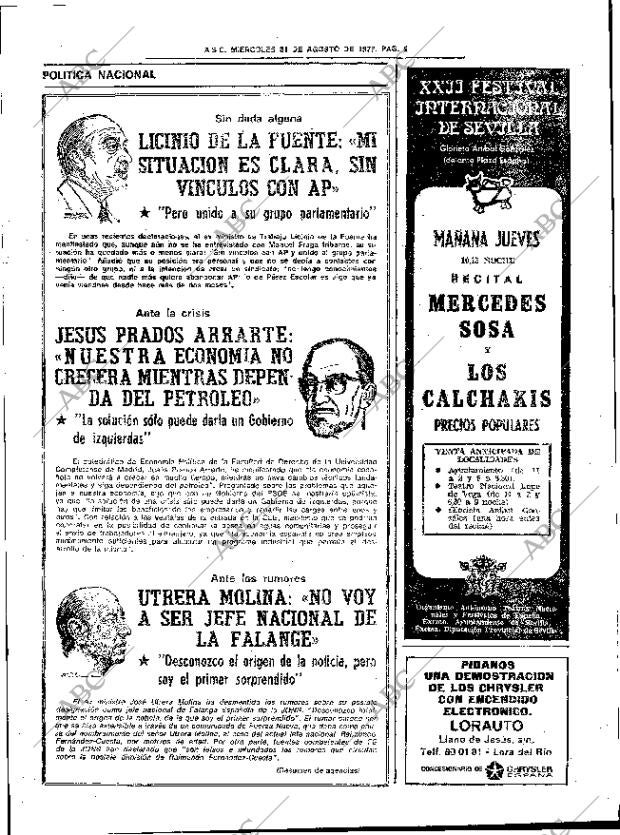 ABC SEVILLA 31-08-1977 página 13