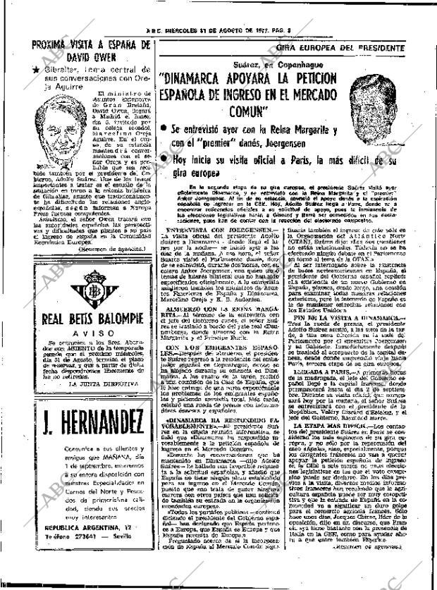 ABC SEVILLA 31-08-1977 página 16