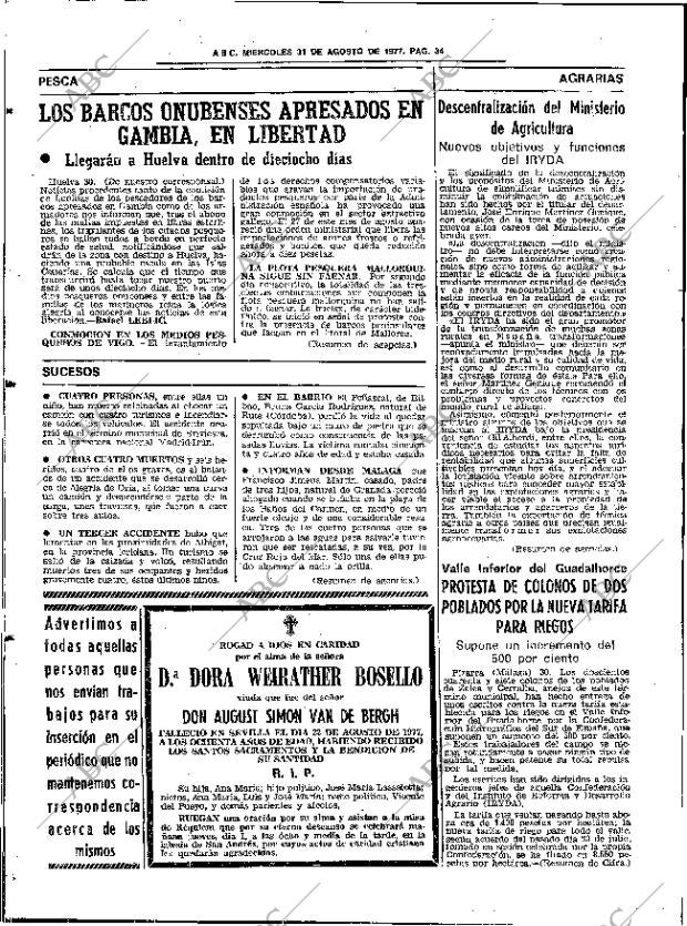 ABC SEVILLA 31-08-1977 página 42
