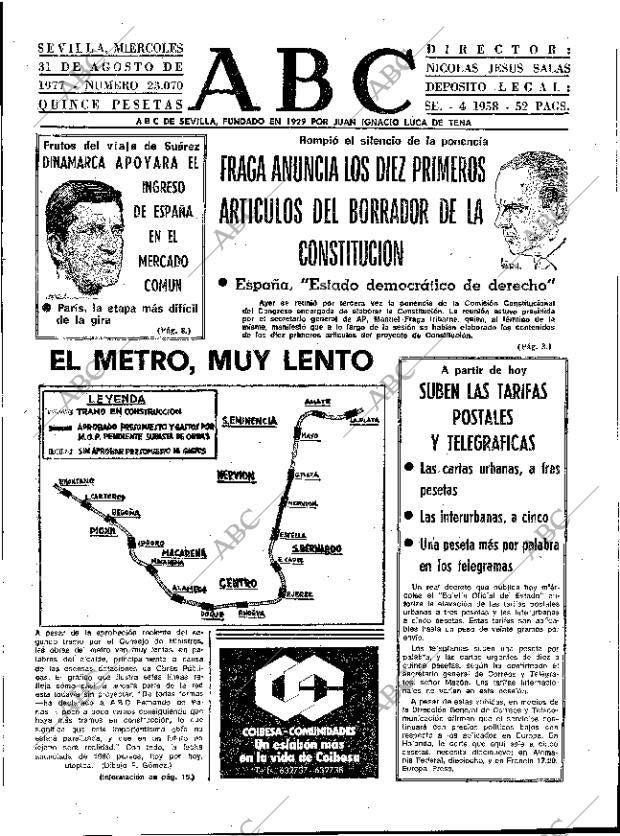 ABC SEVILLA 31-08-1977 página 9