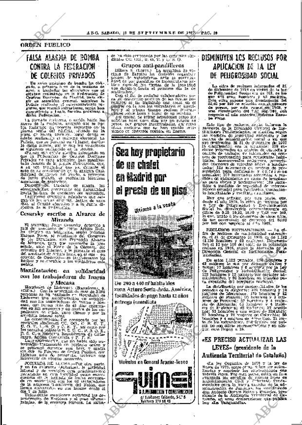 ABC MADRID 10-09-1977 página 18