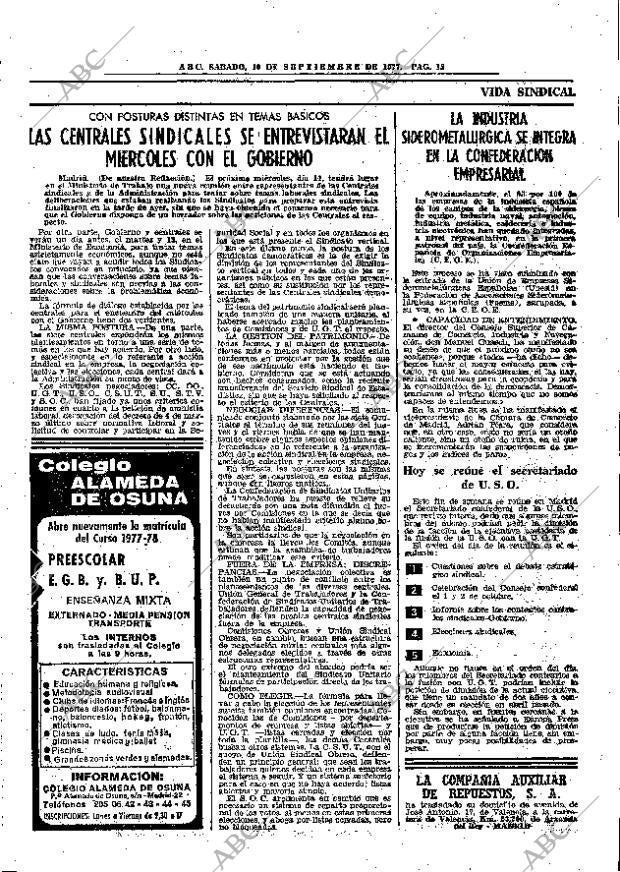ABC MADRID 10-09-1977 página 23