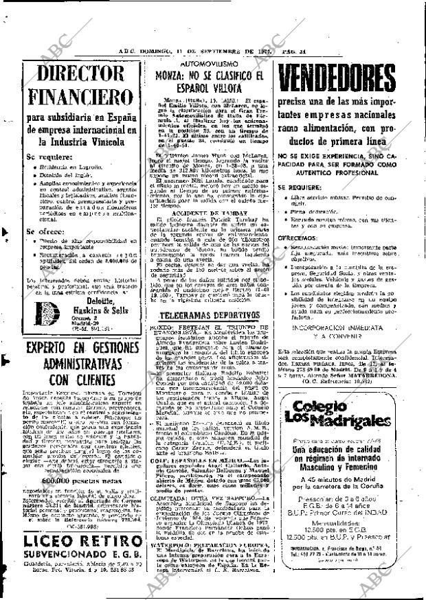 ABC MADRID 11-09-1977 página 62