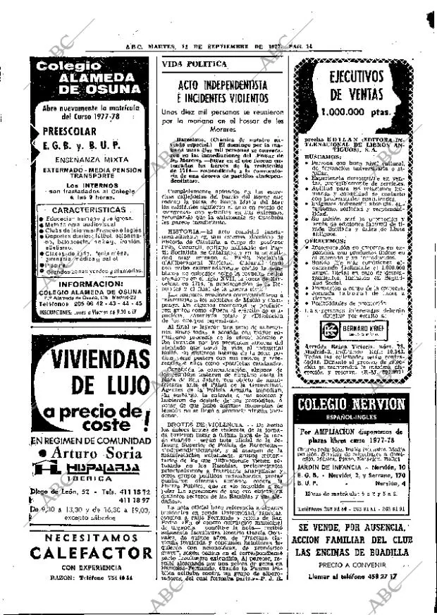 ABC MADRID 13-09-1977 página 26