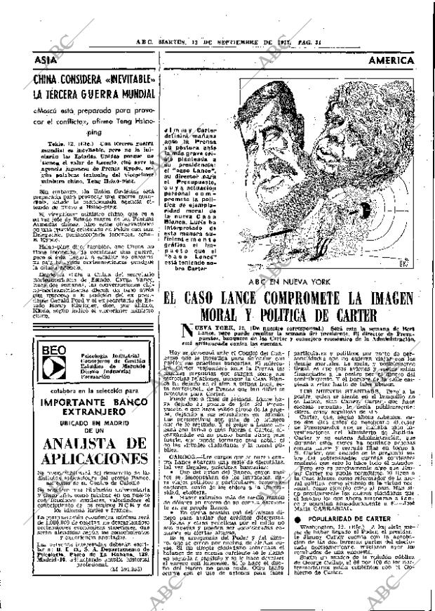 ABC MADRID 13-09-1977 página 43