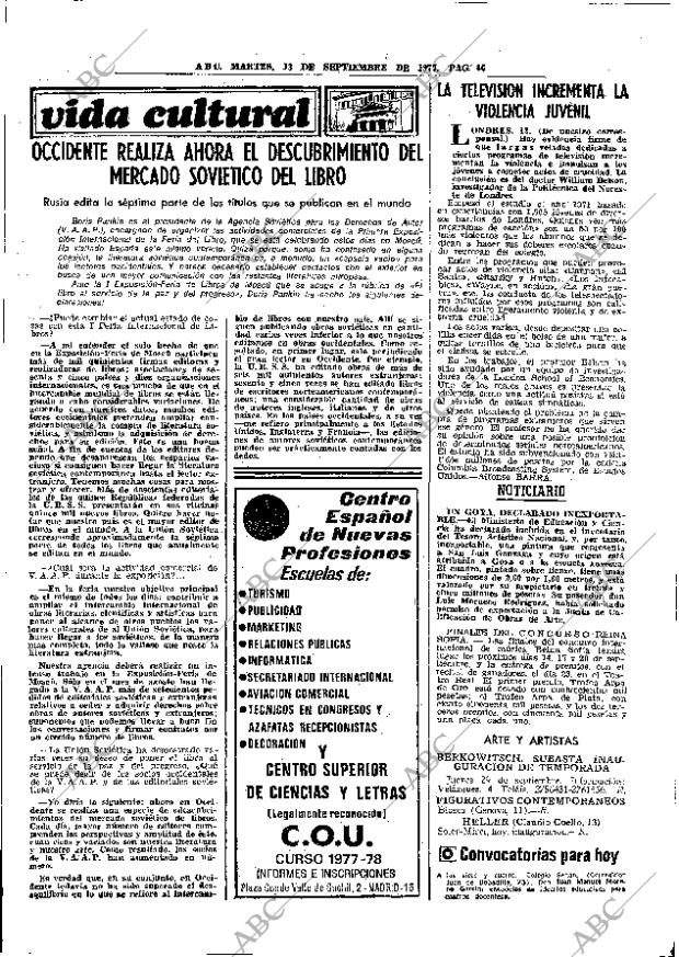 ABC MADRID 13-09-1977 página 58