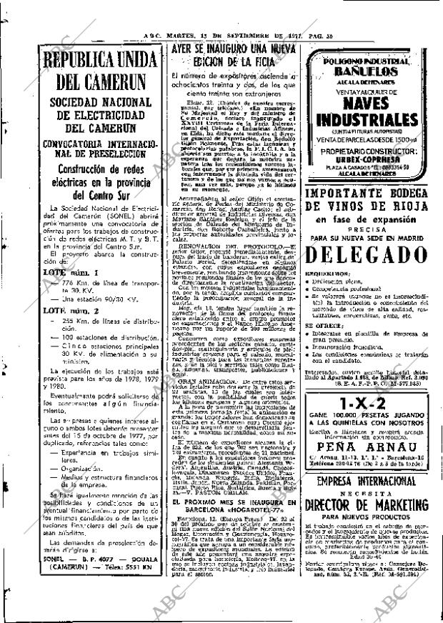 ABC MADRID 13-09-1977 página 62