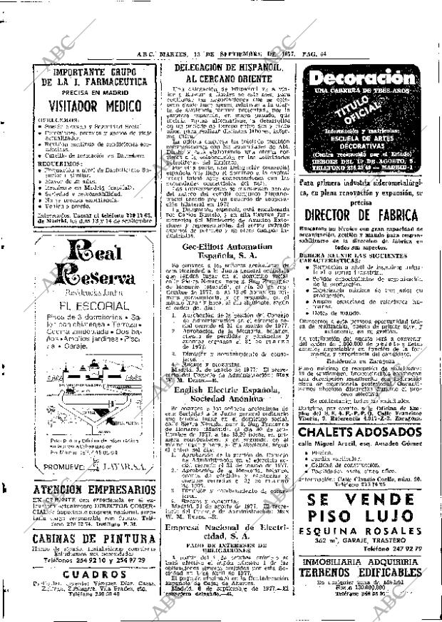 ABC MADRID 13-09-1977 página 66