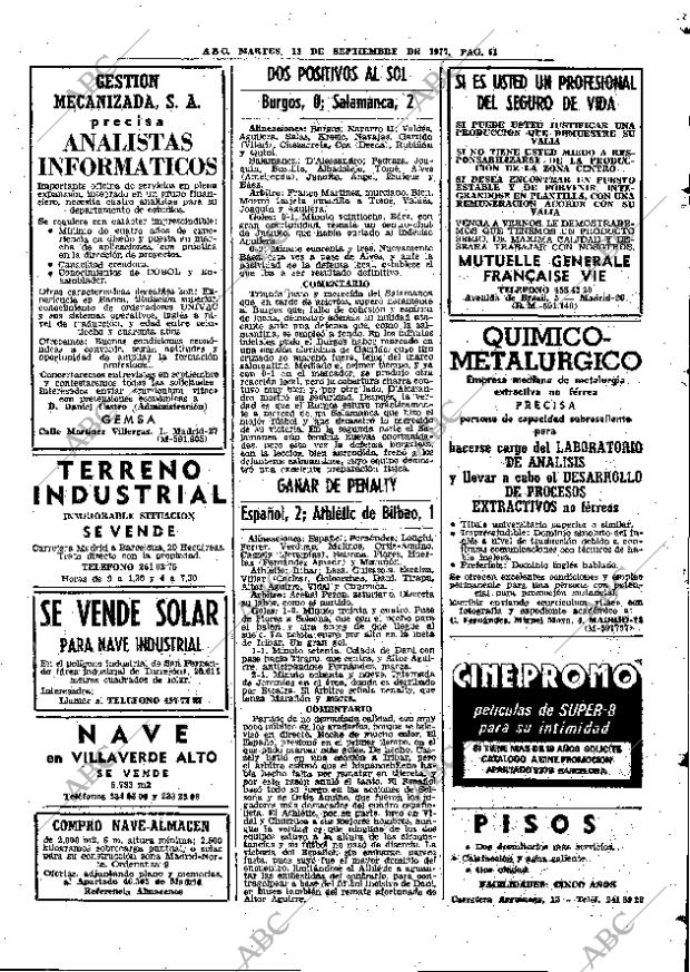 ABC MADRID 13-09-1977 página 73