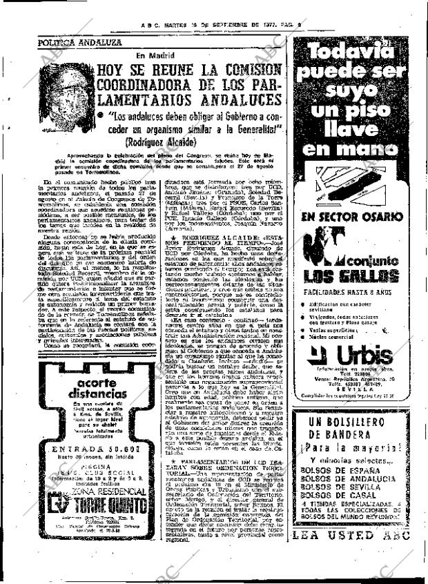 ABC SEVILLA 13-09-1977 página 27