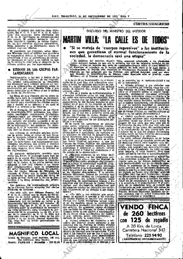 ABC MADRID 14-09-1977 página 19