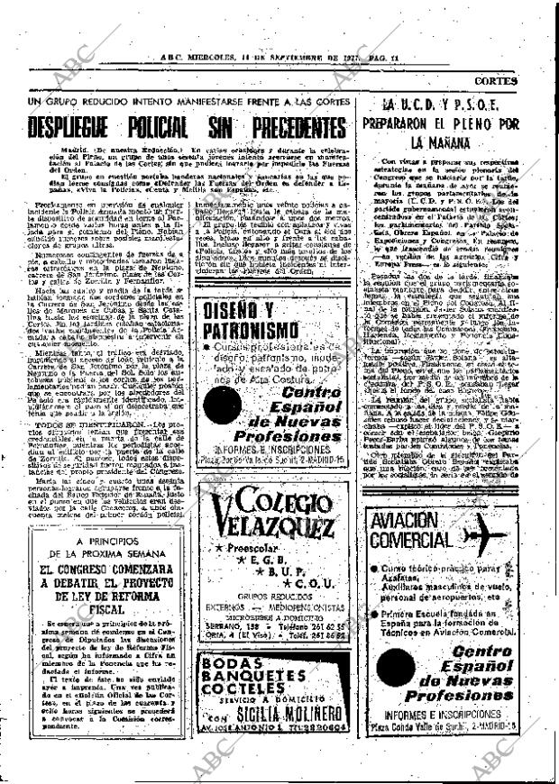 ABC MADRID 14-09-1977 página 23