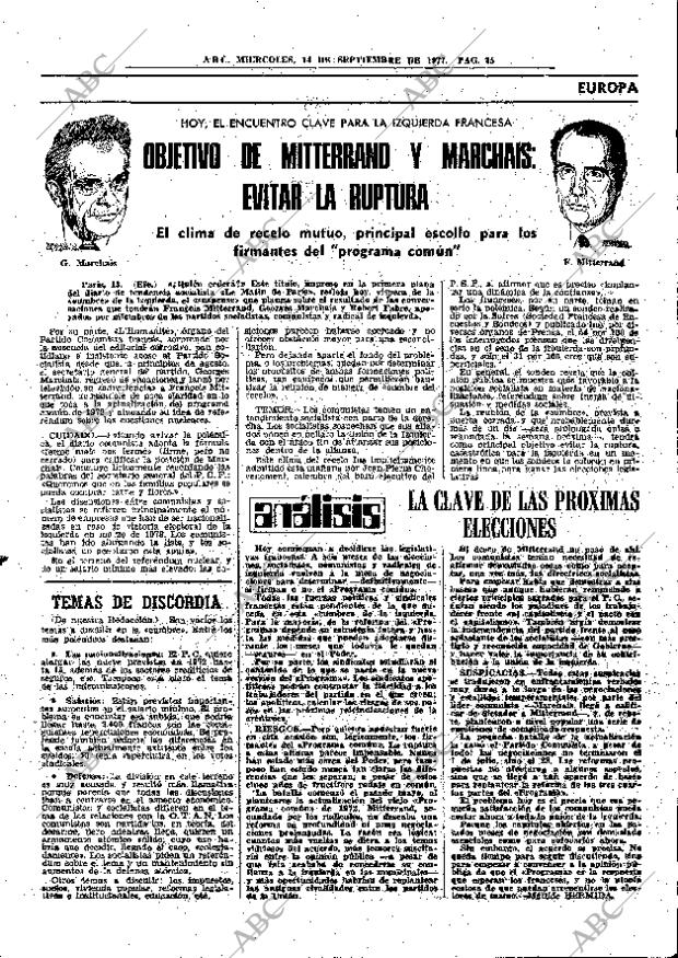 ABC MADRID 14-09-1977 página 37