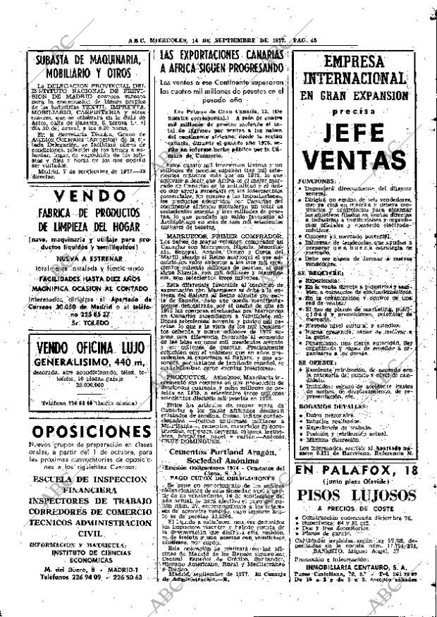 ABC MADRID 14-09-1977 página 57