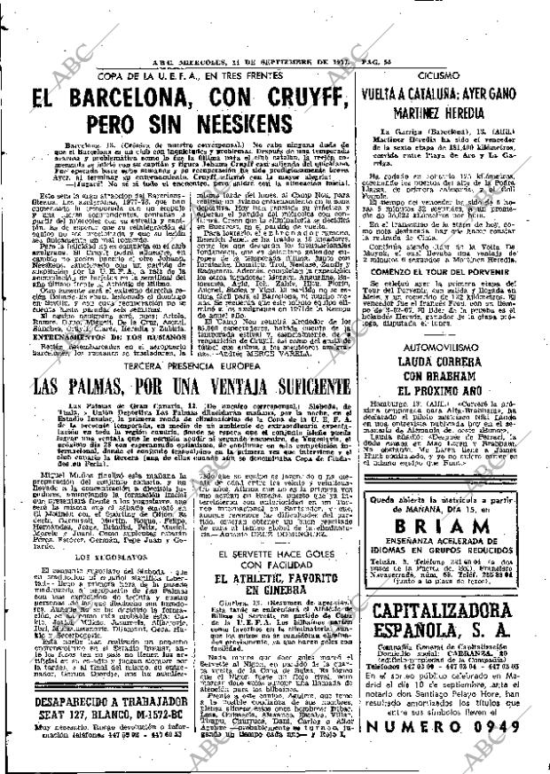 ABC MADRID 14-09-1977 página 62