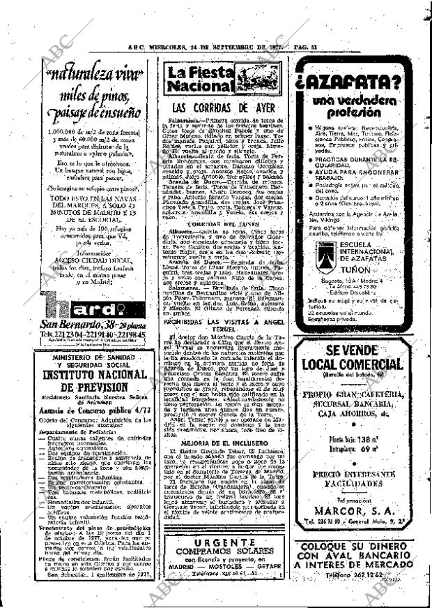 ABC MADRID 14-09-1977 página 63