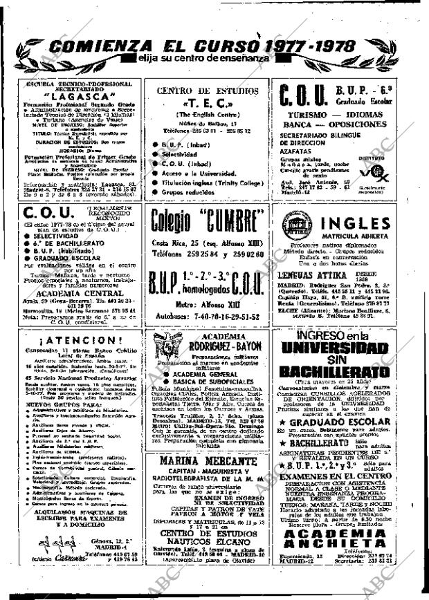 ABC MADRID 14-09-1977 página 92