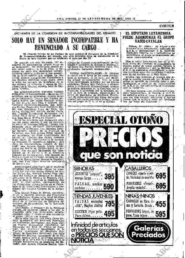 ABC MADRID 17-09-1977 página 19