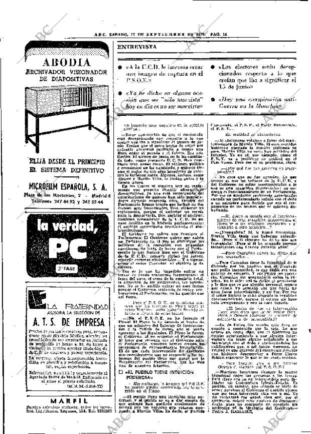 ABC MADRID 17-09-1977 página 22