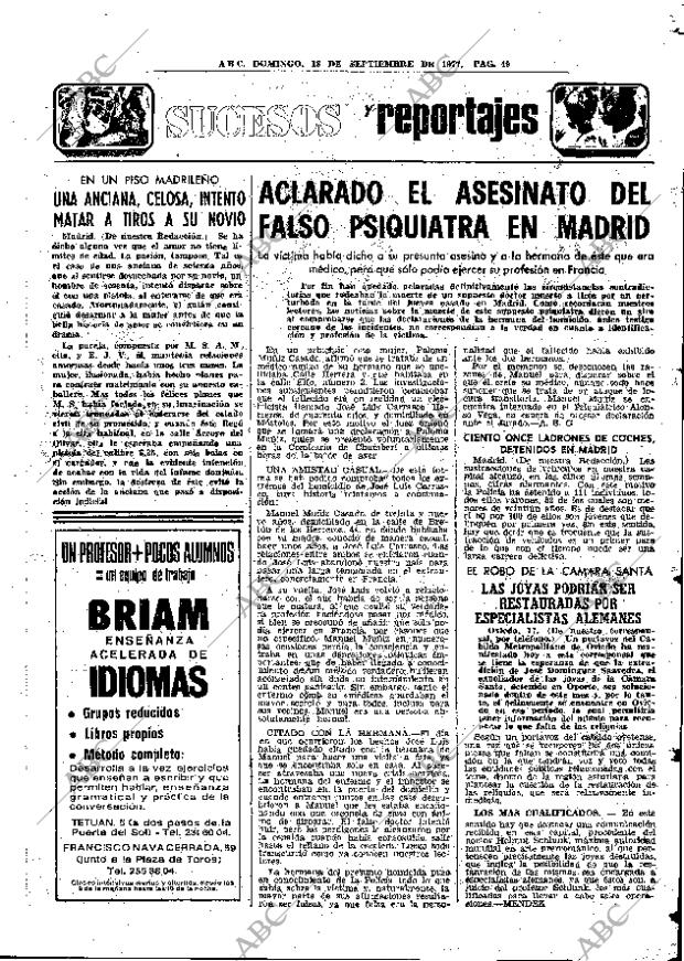 ABC MADRID 18-09-1977 página 61