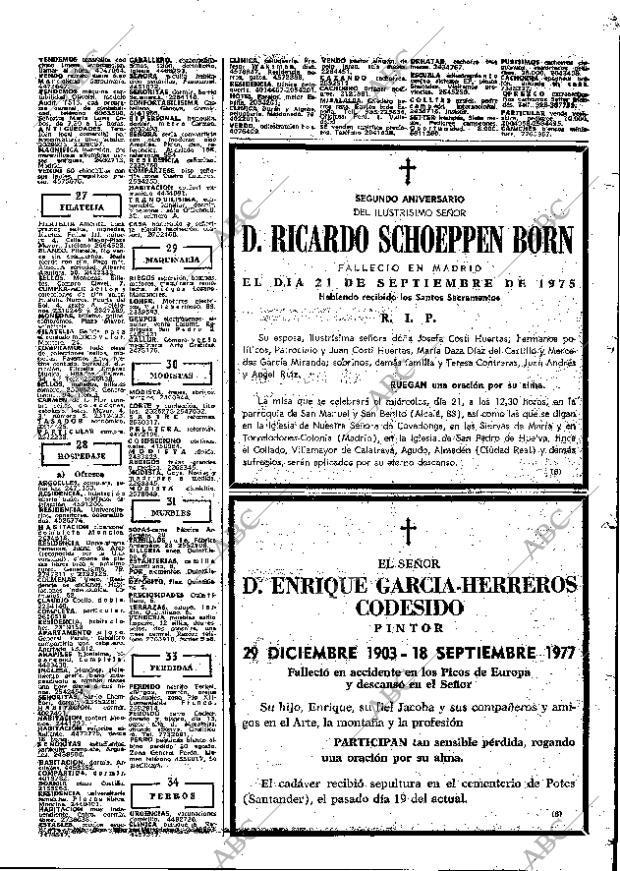ABC MADRID 20-09-1977 página 109