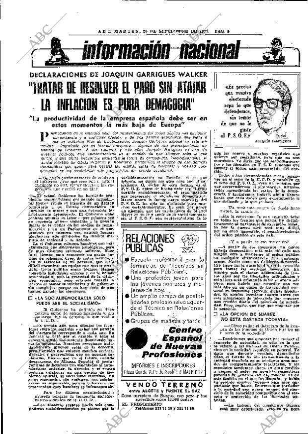 ABC MADRID 20-09-1977 página 22