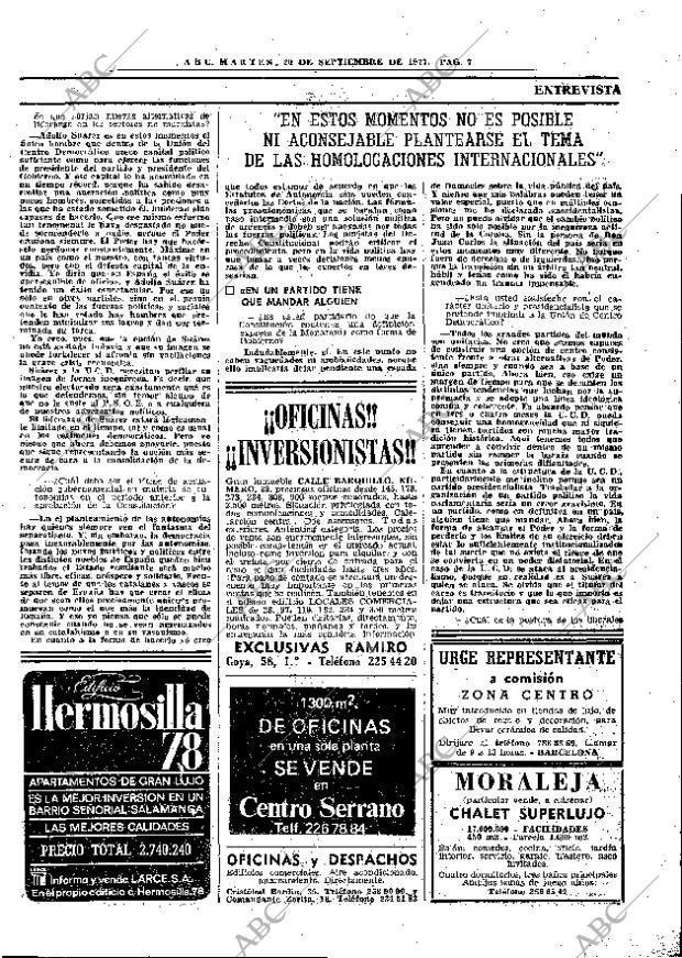 ABC MADRID 20-09-1977 página 23