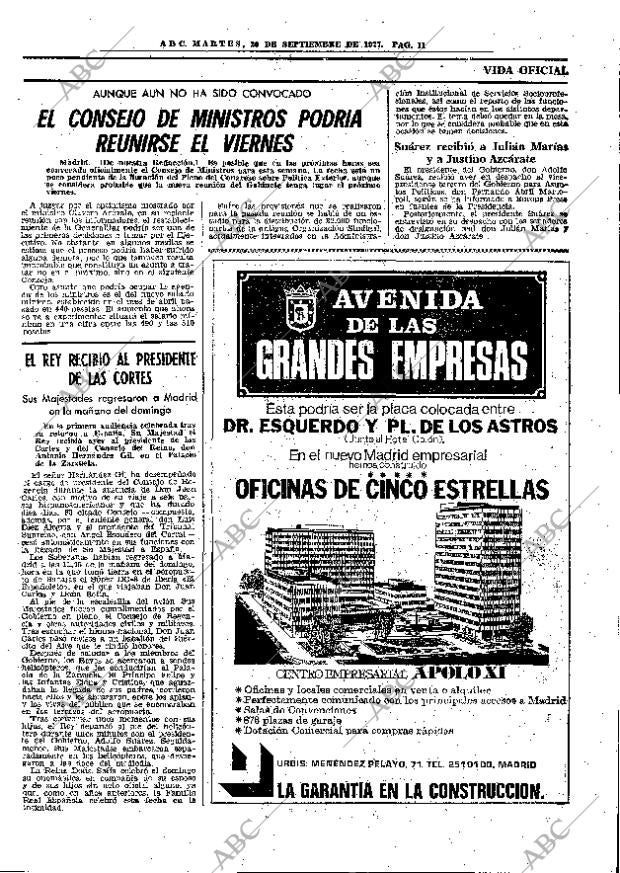 ABC MADRID 20-09-1977 página 27
