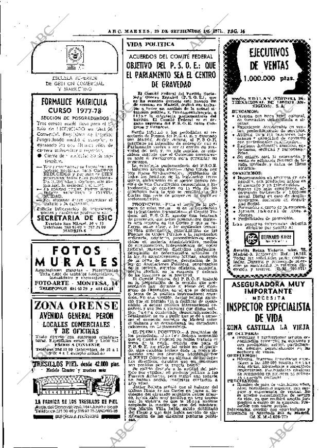 ABC MADRID 20-09-1977 página 30