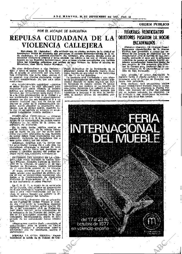 ABC MADRID 20-09-1977 página 37