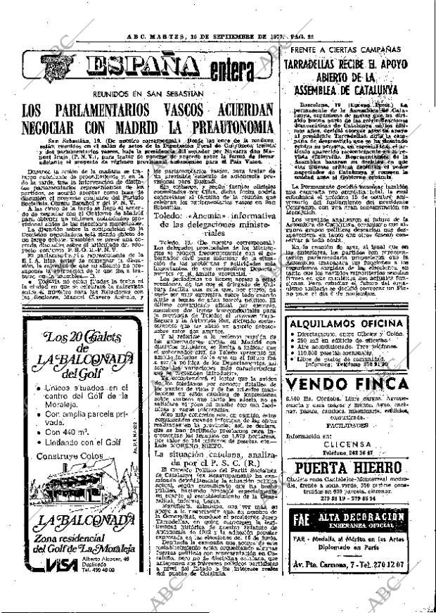ABC MADRID 20-09-1977 página 39